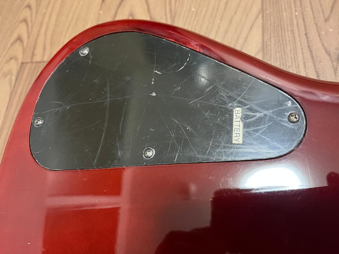 SCHECTER EXTREME-4 ベース アクティブPU シースルーレッド