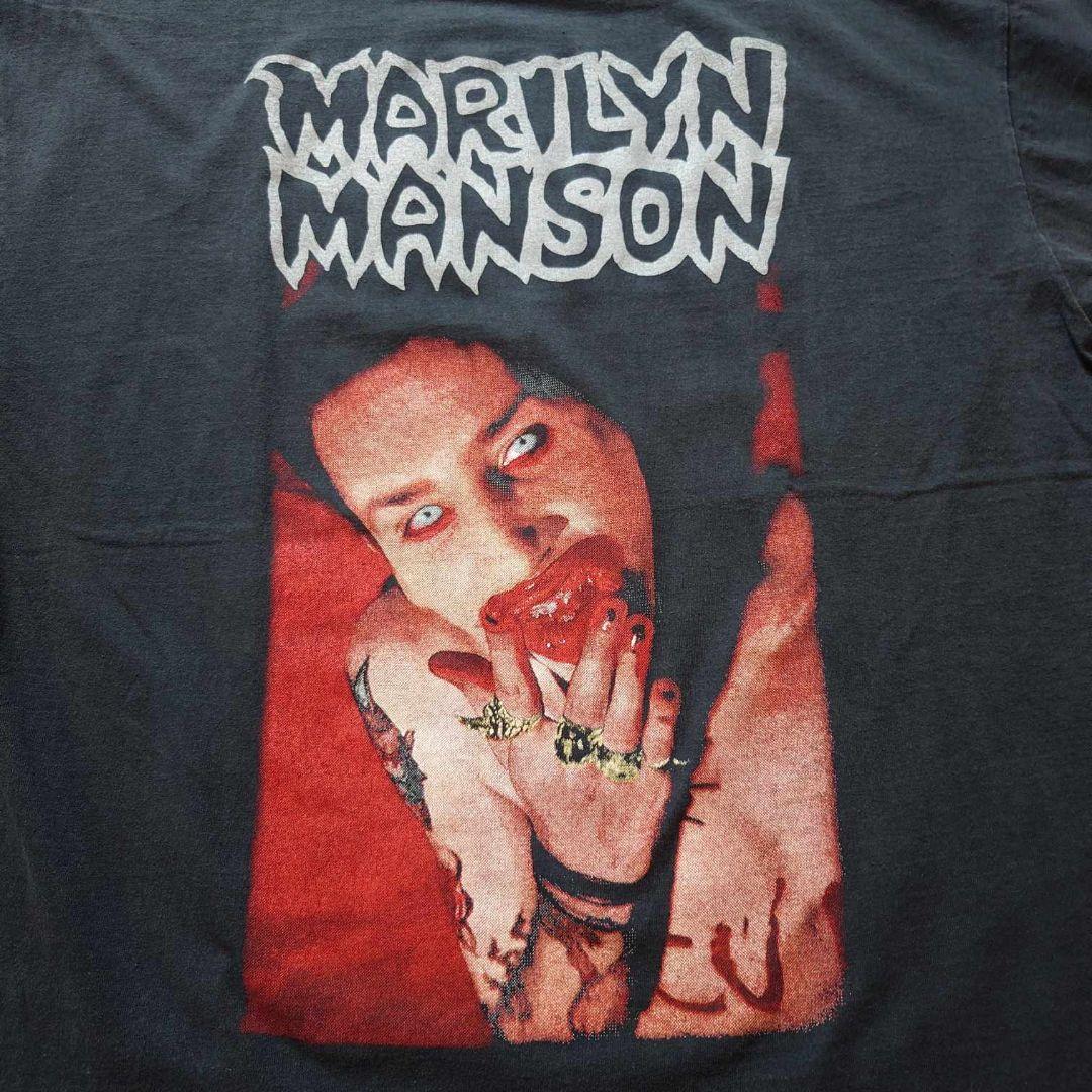 MARILYN MANSON Tシャツ 90s バンドT 両面 XL　4540