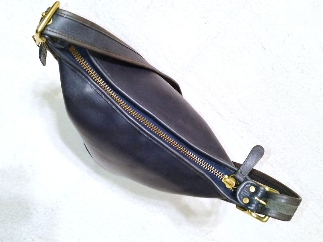 COACH オールドコーチ 9953 ショルダーバッグ バケツ 黒 革