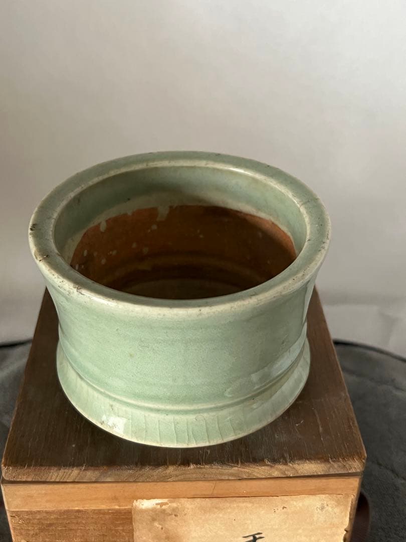 古美術・青磁香炉；XG—-0022
