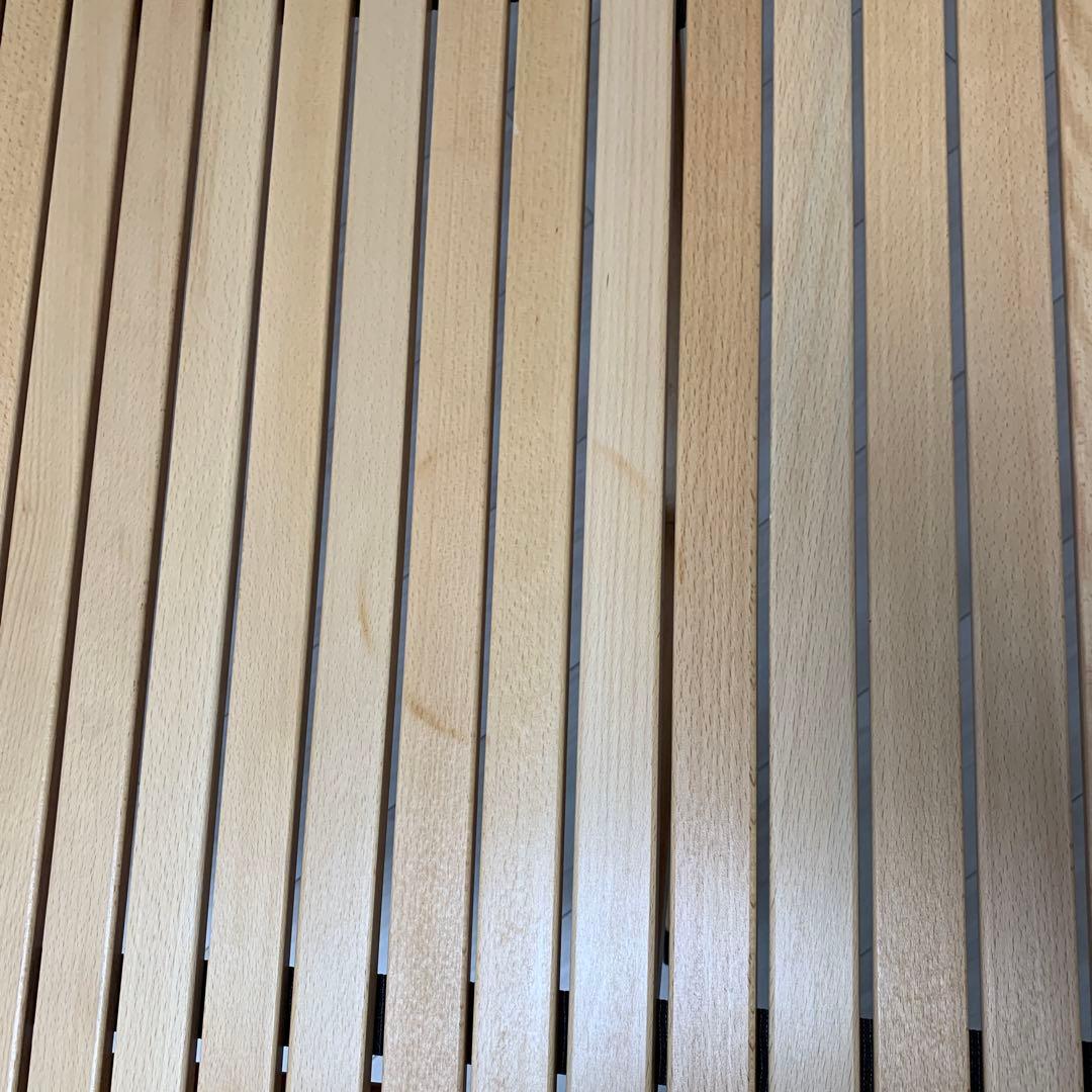 FIELDOOR ウッドロールトップテーブル 120センチ　収納袋付き