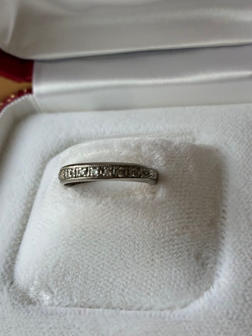 【訳あり】プラチナダイヤモンドリング　指輪