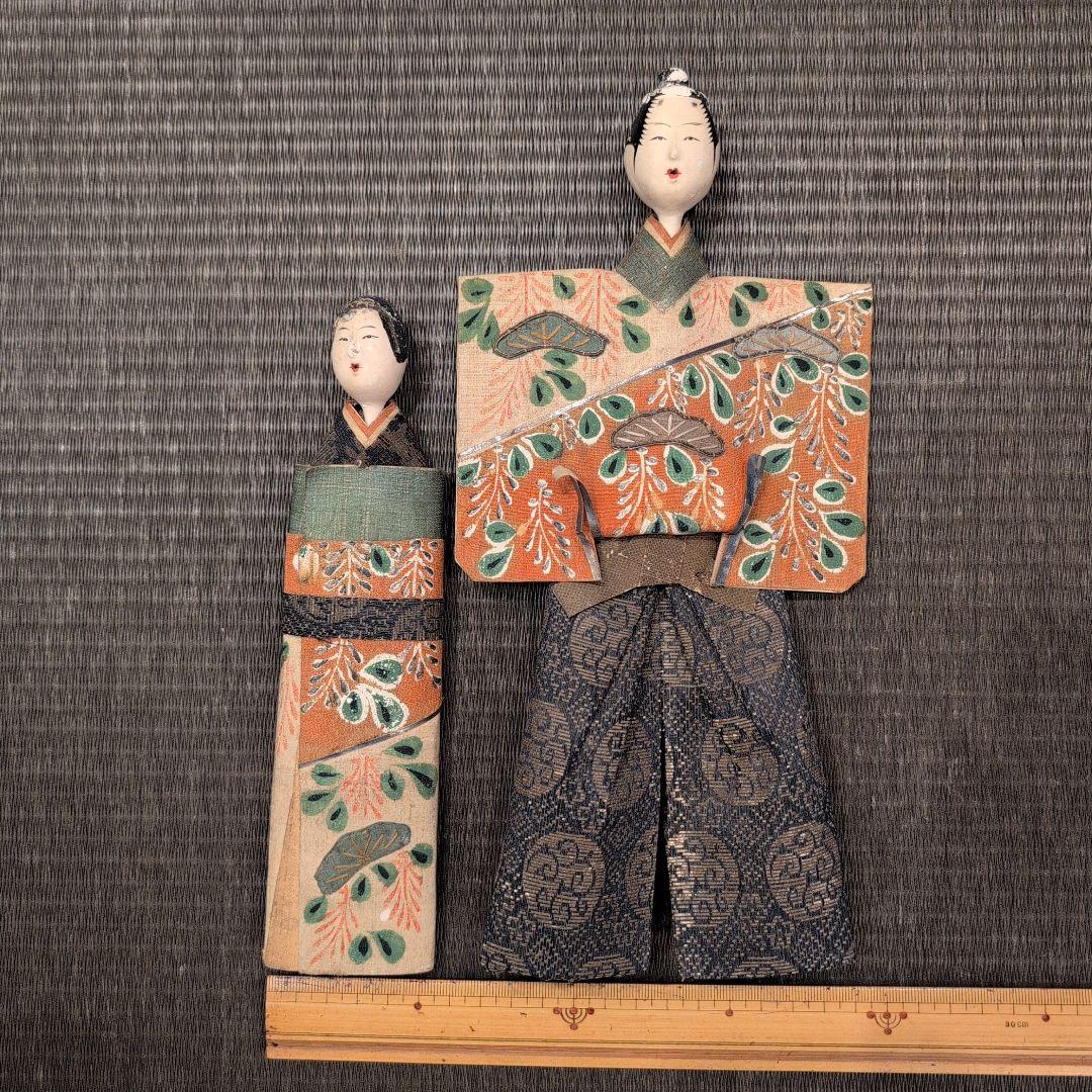 江戸時代　雛人形　紙雛　立雛