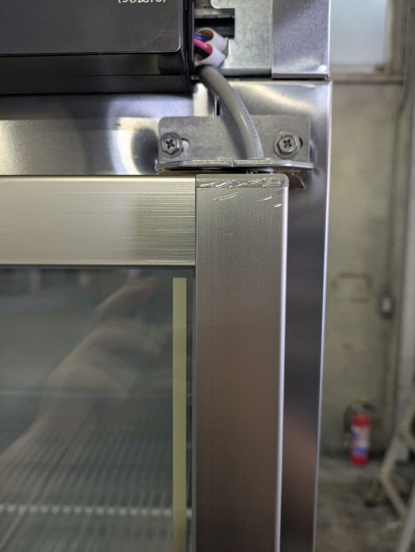 引取り限定　中古品　現状渡しリーチイン冷凍ショーケース　FS-120A3-2