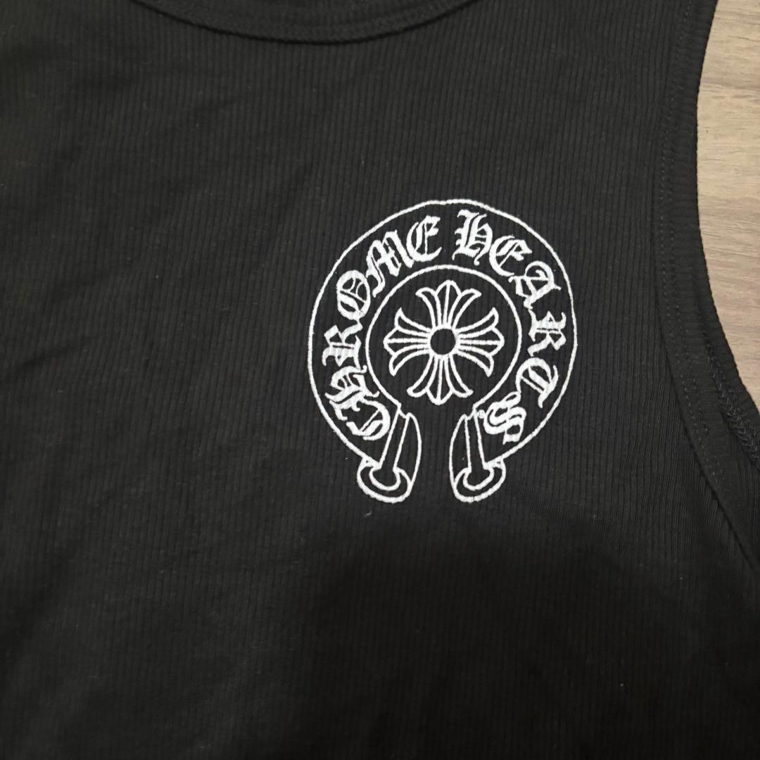 ね*ぎ様 クロムハーツ ブラック タンクトップ