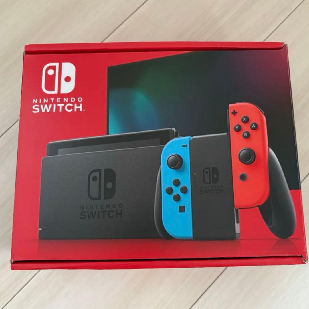 Nintendo Switch 本体 青と赤【付属品完備】ケース付き