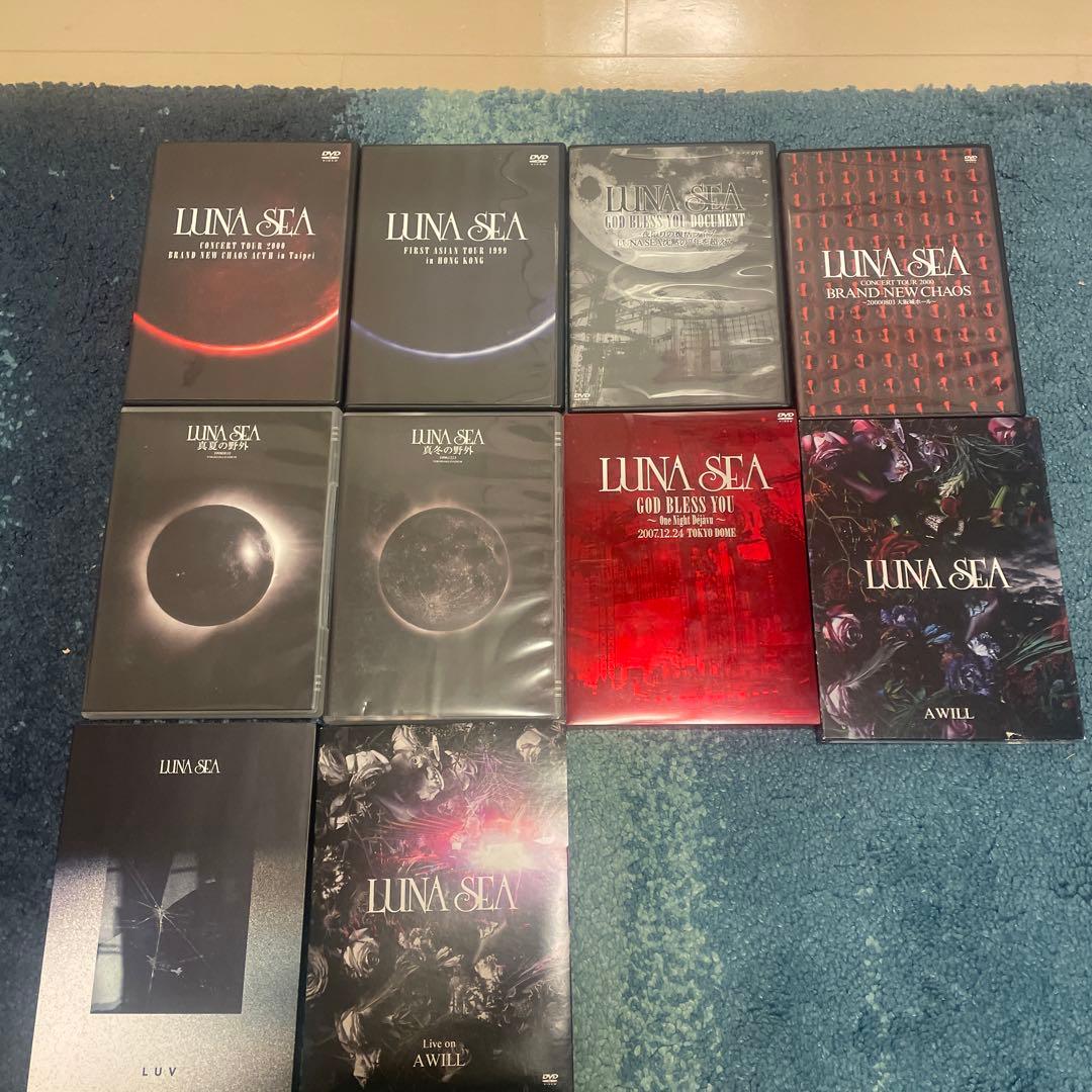 LUNA SEA DVD 8枚セット、CD2枚セット