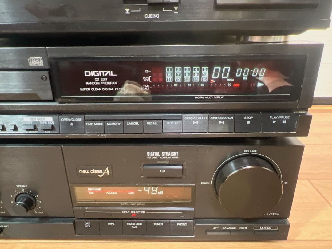 TECHNICS テクニクスコンポーネントCD/レコードデッキジャンク品