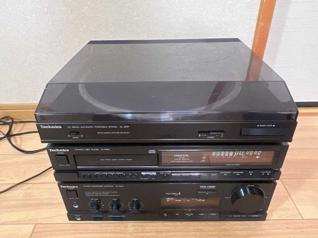 TECHNICS テクニクスコンポーネントCD/レコードデッキジャンク品