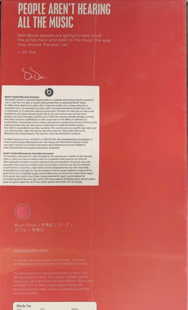 Beats by Dr Dre BT ON SOLOHD V2 RE B.RO…