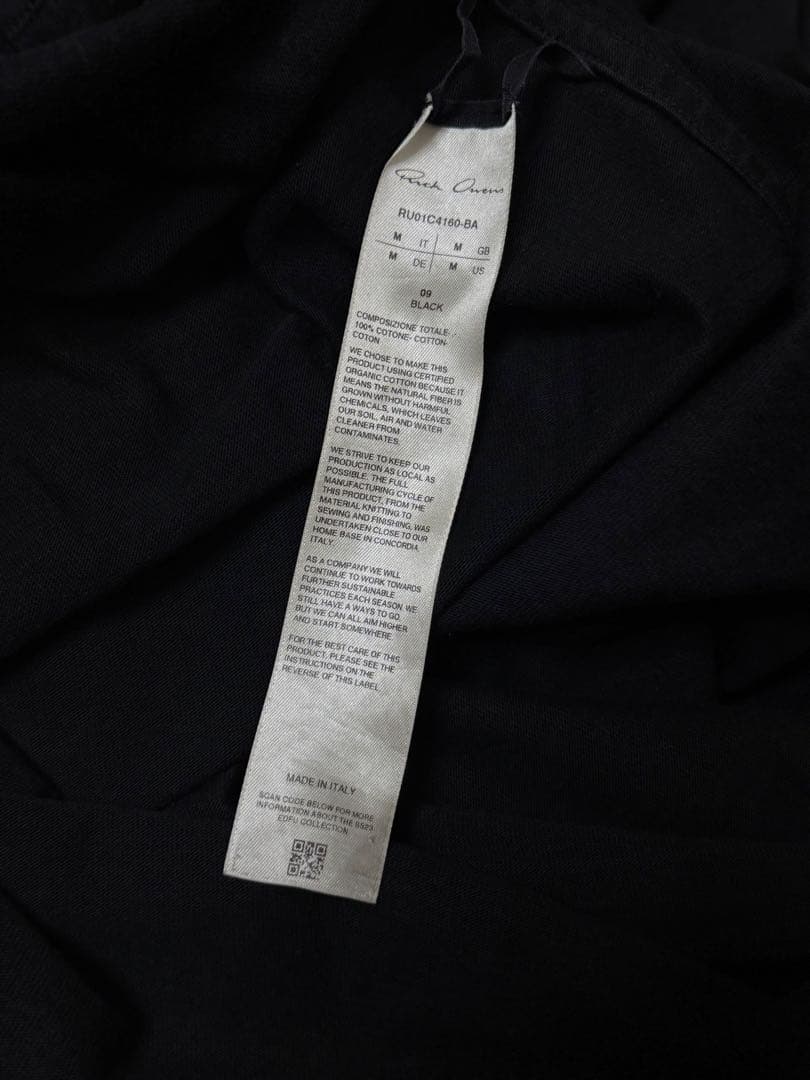 トップス Rick owens 23ss EDFU TARP T