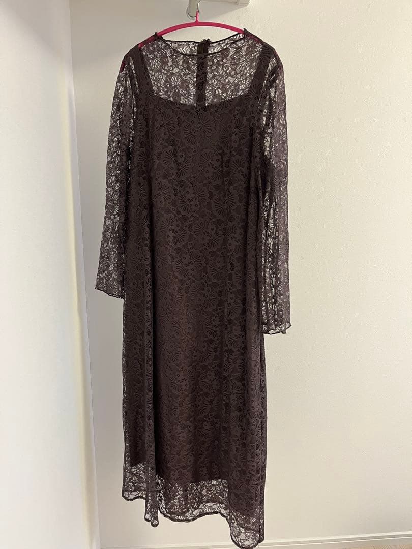 パーティードレス　チャコール