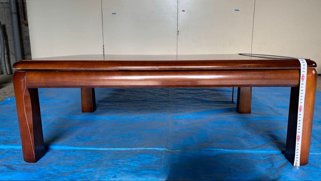 【昭和レトロ】丸みのあるこたつ天板 w102×D74×H36 炬燵 角丸天板