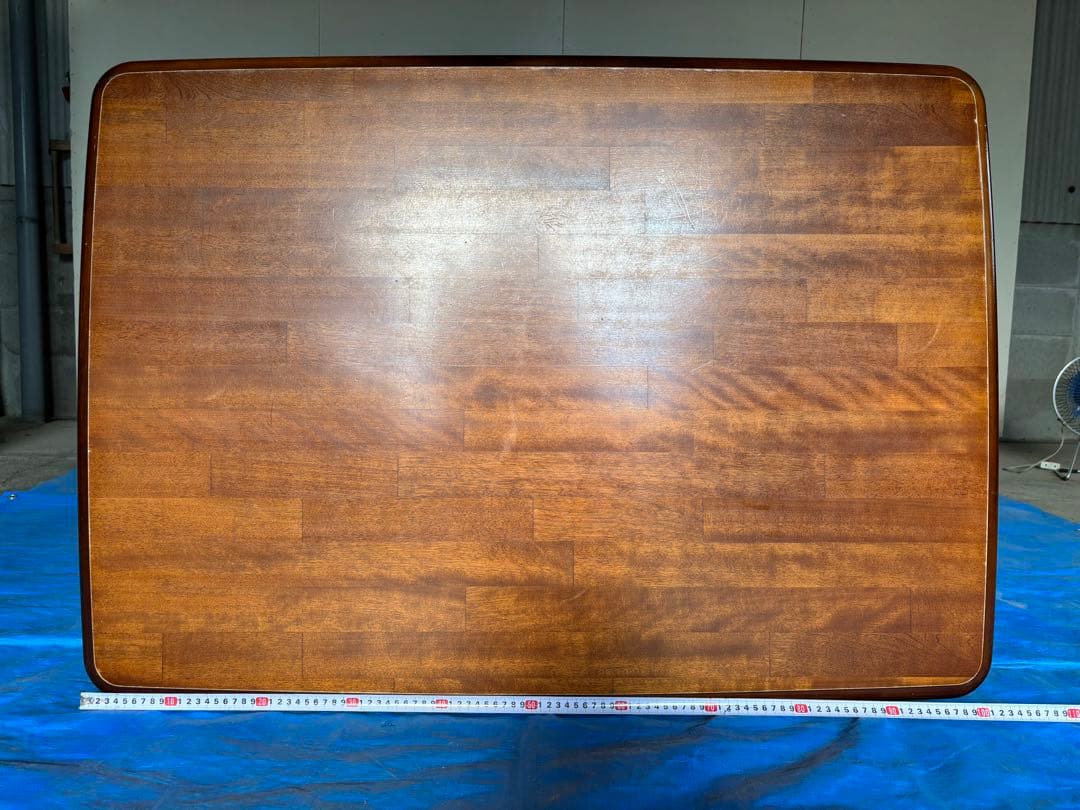 【昭和レトロ】丸みのあるこたつ天板 w102×D74×H36 炬燵 角丸天板