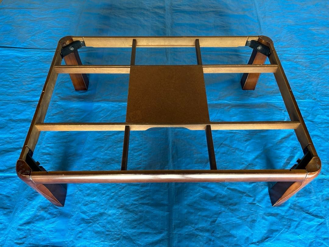 【昭和レトロ】丸みのあるこたつ天板 w102×D74×H36 炬燵 角丸天板