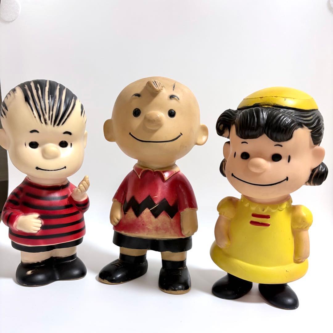 ハンガーフォード チャーリーブラウン フィギュア 美品 ソフビ セット