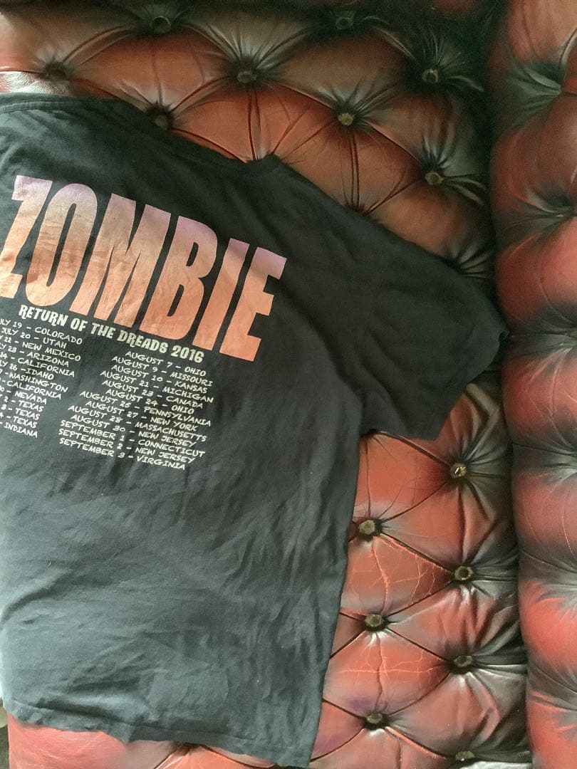 ROBZOMBIETシャツモトリークルーロブゾンビテンダーロインマリリンマンソン