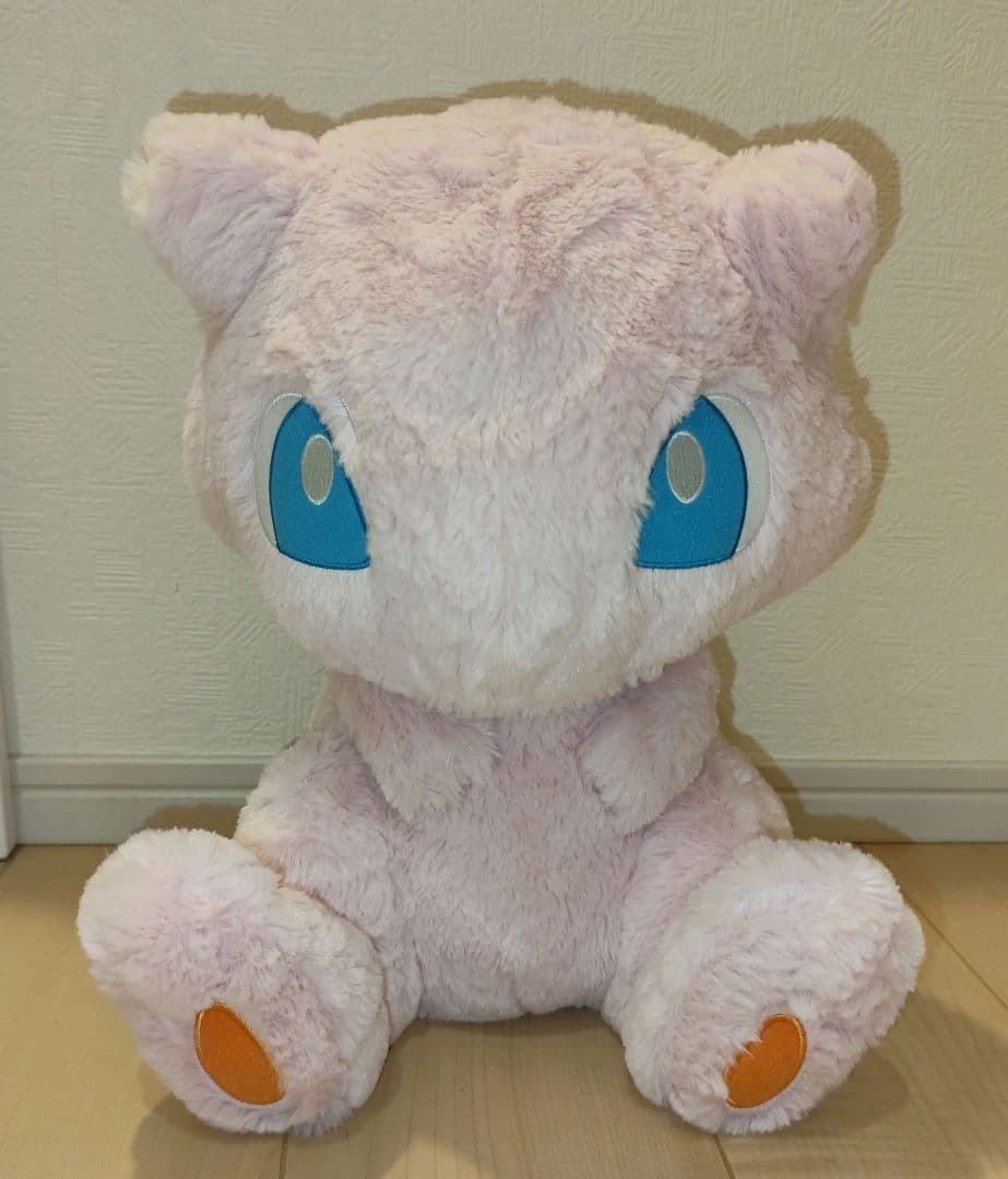 【タグ付き】ポケモンセンター おっきいふわふわぬいぐるみ ミュウ