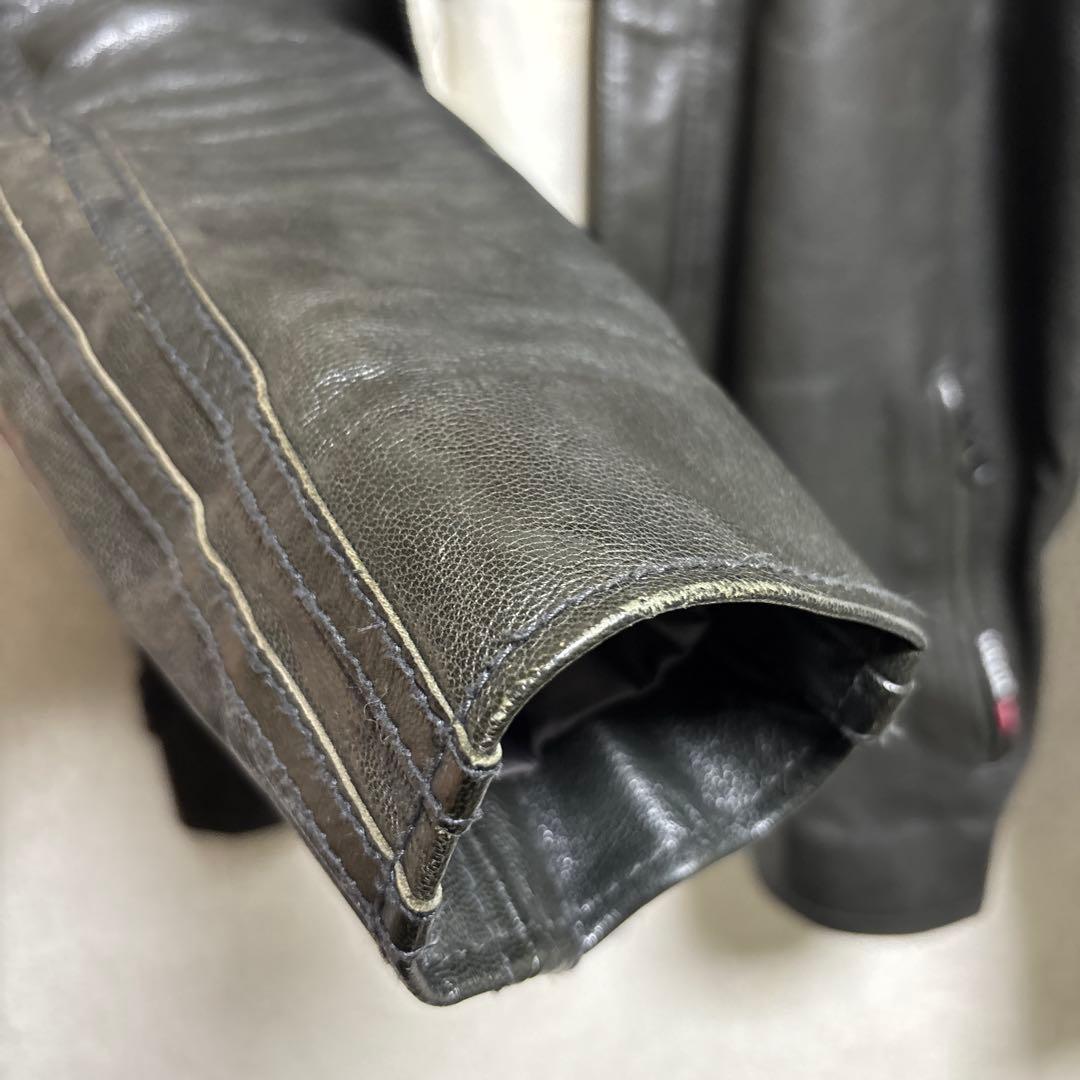 ショット クラシックレーサーレザージャケット ゴートスキン