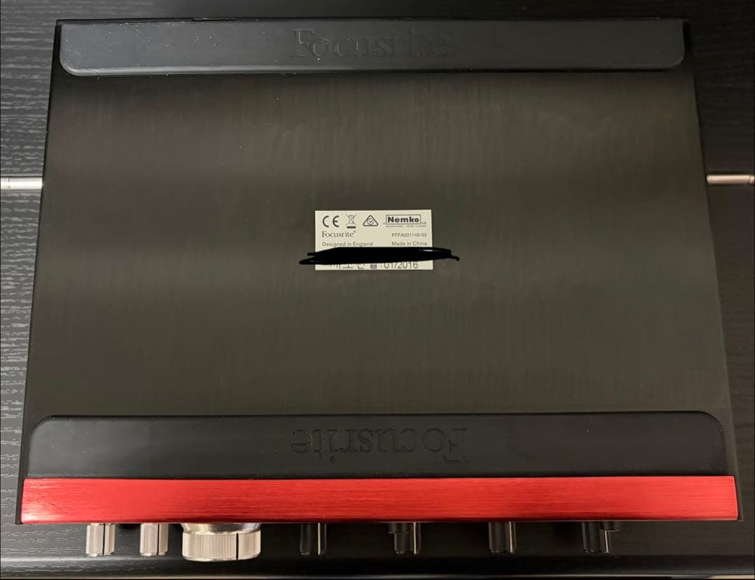 Focusrite Clarett 4Pre オーディオインターフェイス