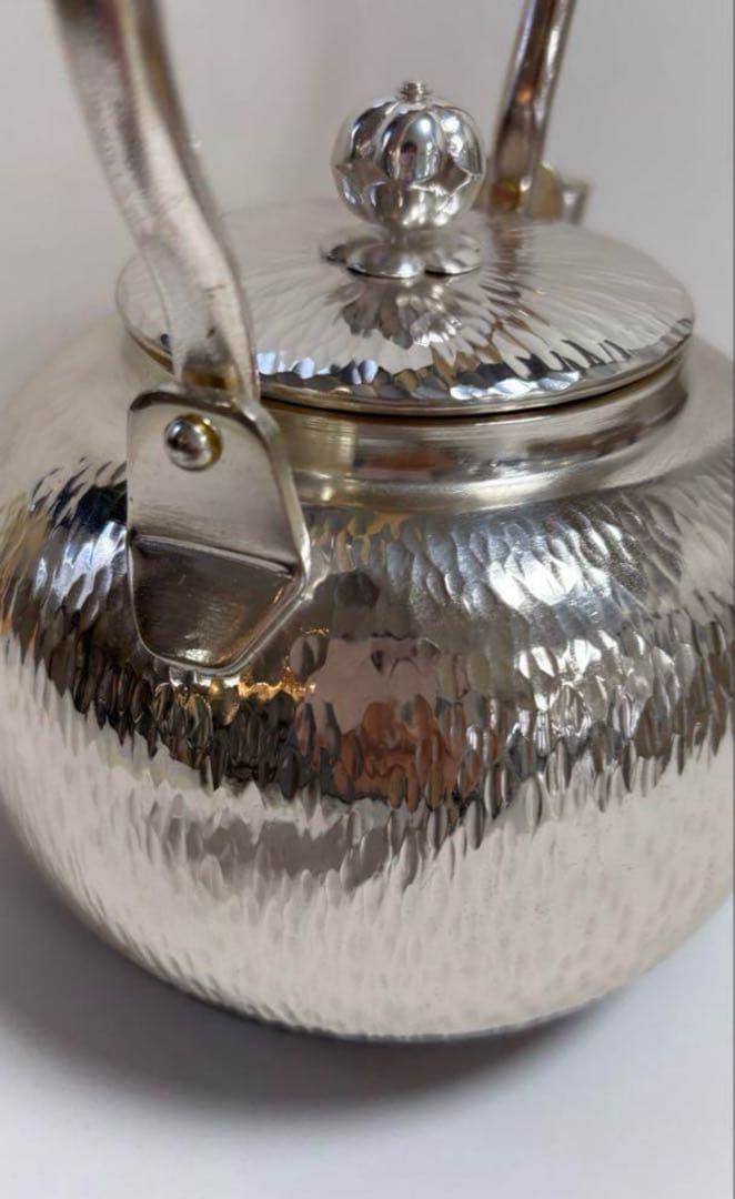 新品　銅瓶　石目模様　湯沸　ヤカン　茶器