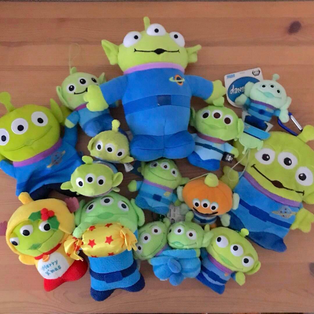 トイ・ストーリー　ウッディ　バズ　リトルグリーンメン　フィギュア　ぬいぐるみ