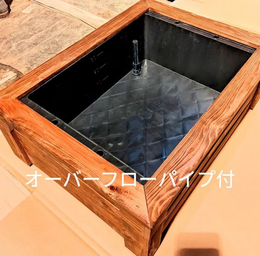 ラスト1セット　78Lタイプ ビオトープメダカ金魚飼育セット　木枠カバー