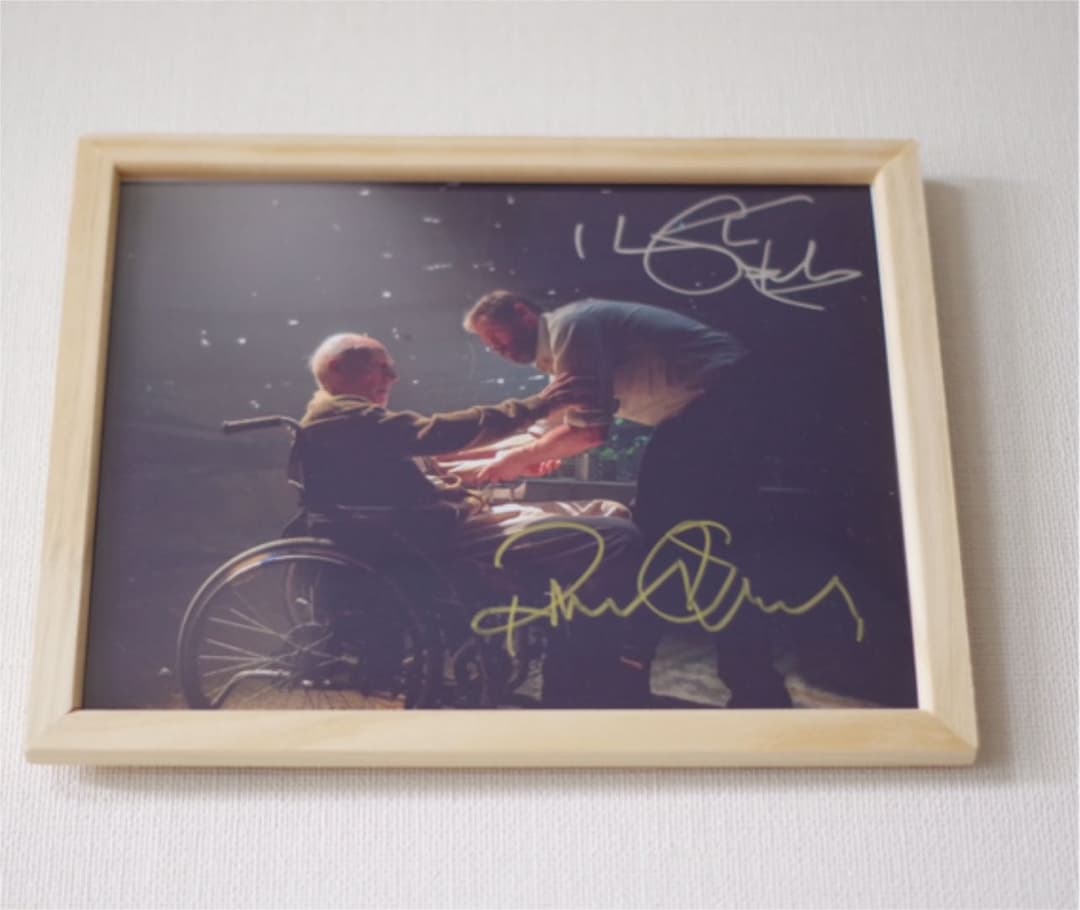 超貴重 ヒュー・ジャックマン & パトリック・スチュワート 直筆サインフォト