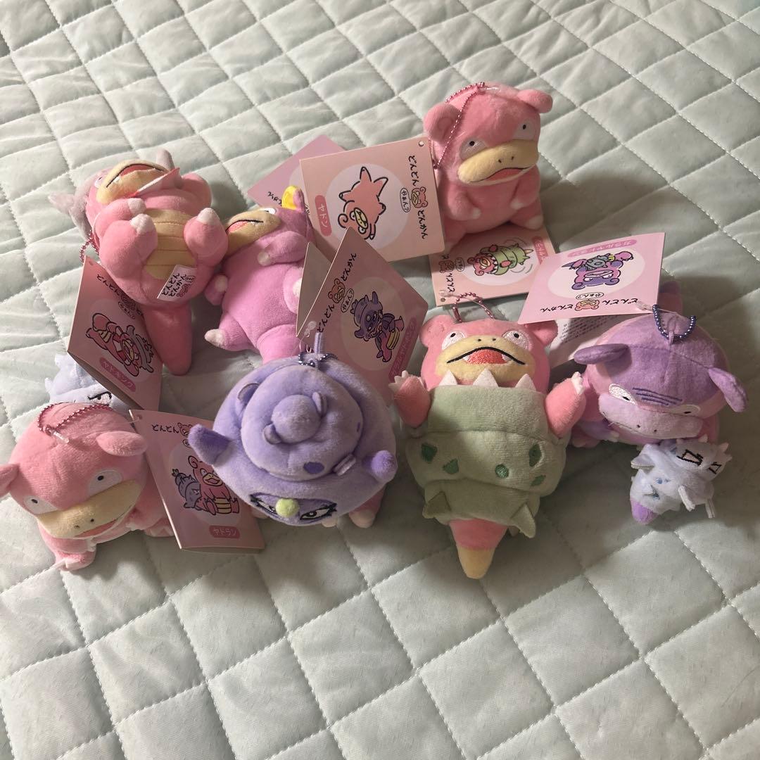 ポケモン ぬいぐるみ どんどんどんかんやあん？　ヤドン マスコット ７種セット