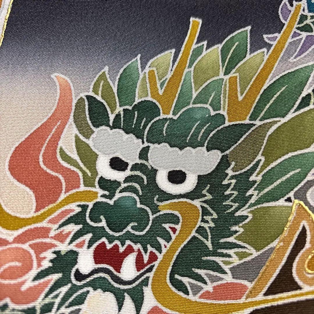 No.16 正絹男の子お祝い着　産着 長襦袢付き　のしめ 七五三