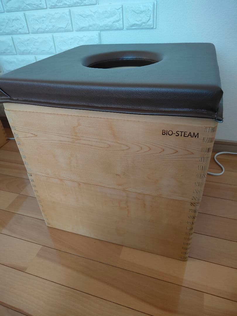 ビオスチーム専用国産ひのき椅子＆クッションセット