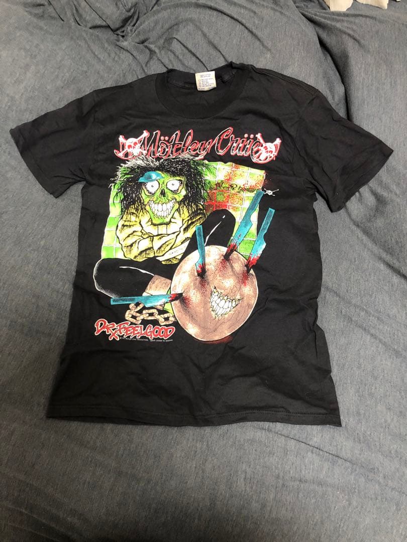 80s MOTLEY CRUE モトリークルー DR. FEELGOOD バンT