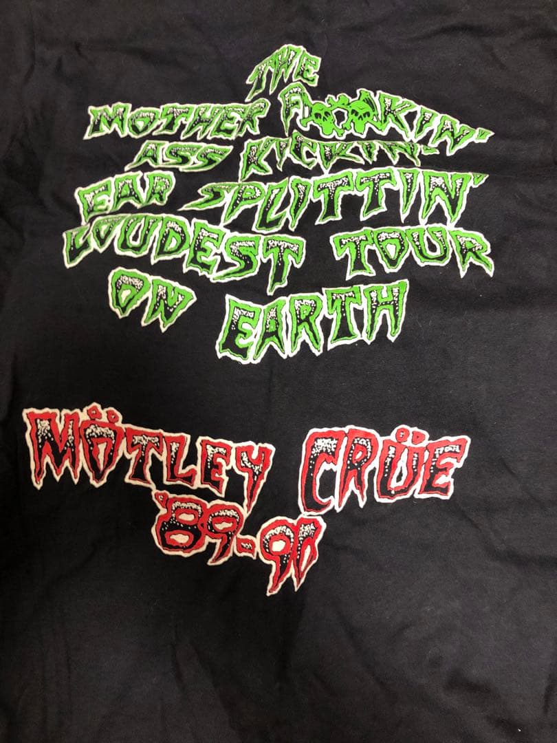 80s MOTLEY CRUE モトリークルー DR. FEELGOOD バンT