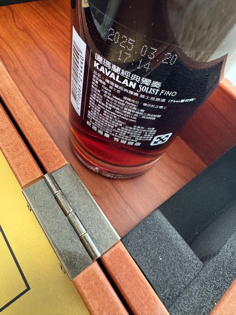 新品未開封KAVALAN ソリスト フィノシェリーカスク 木箱付き