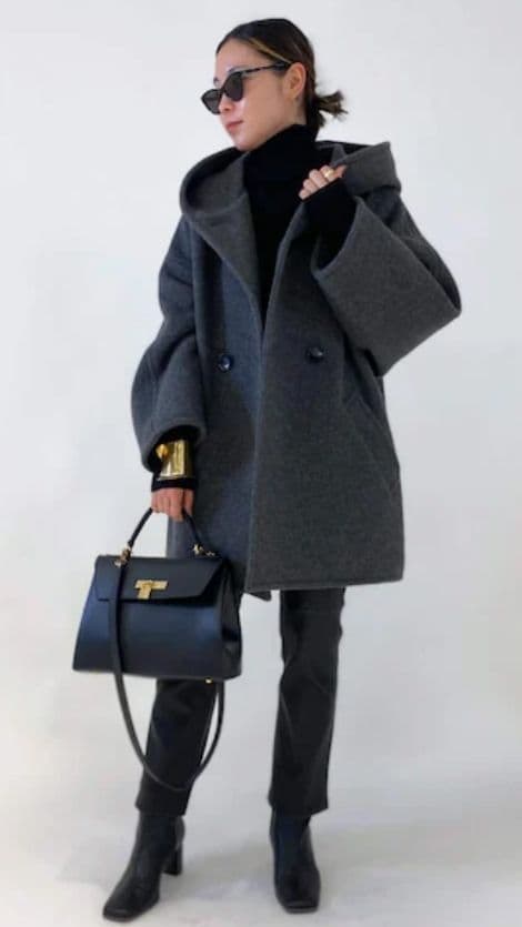 DESIGNINVERSO ショルダーバッグ 黒