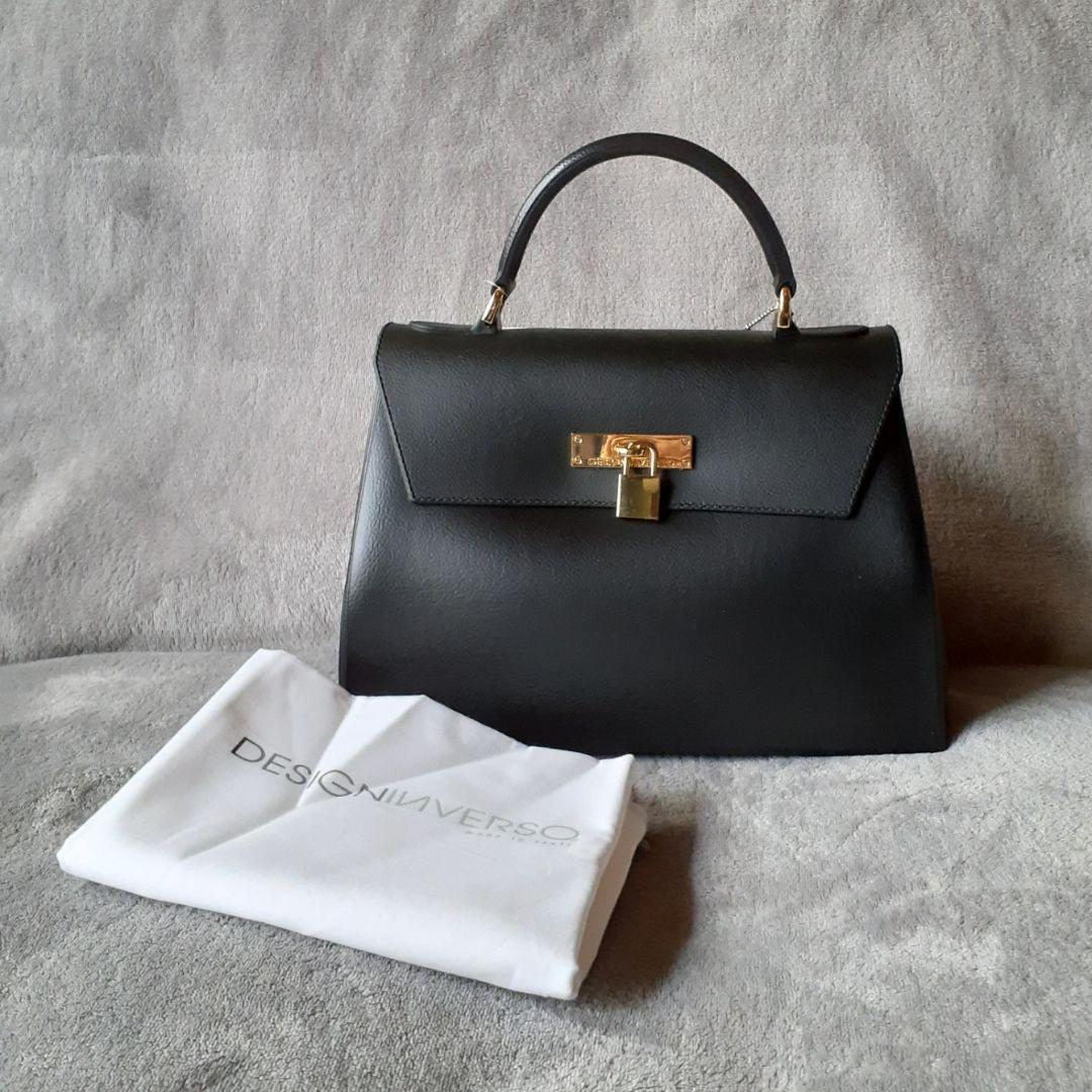 DESIGNINVERSO ショルダーバッグ 黒