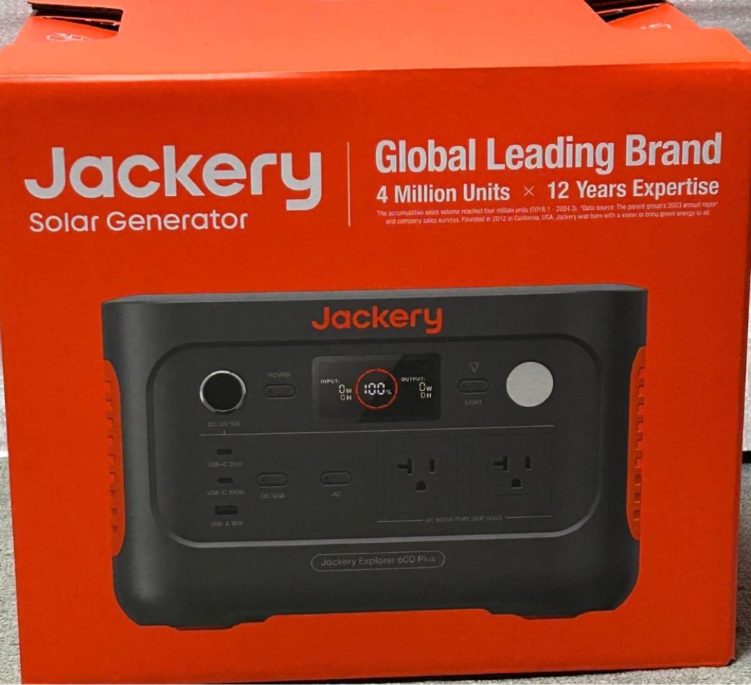 【未開封品】　Jackery ポータブル電源 600 Plus JE-600C