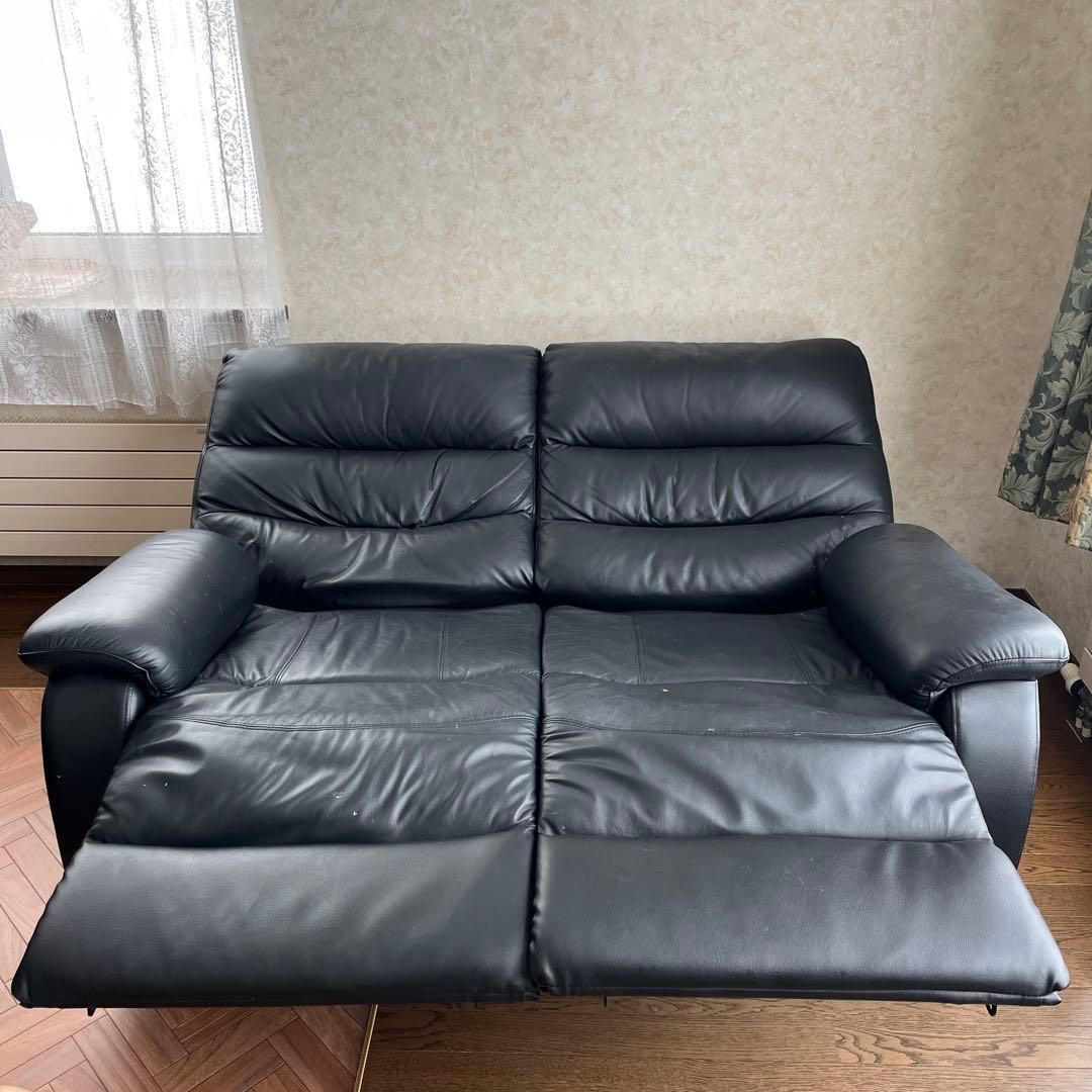 ニトリで購入した二人掛けリクライニングソファー