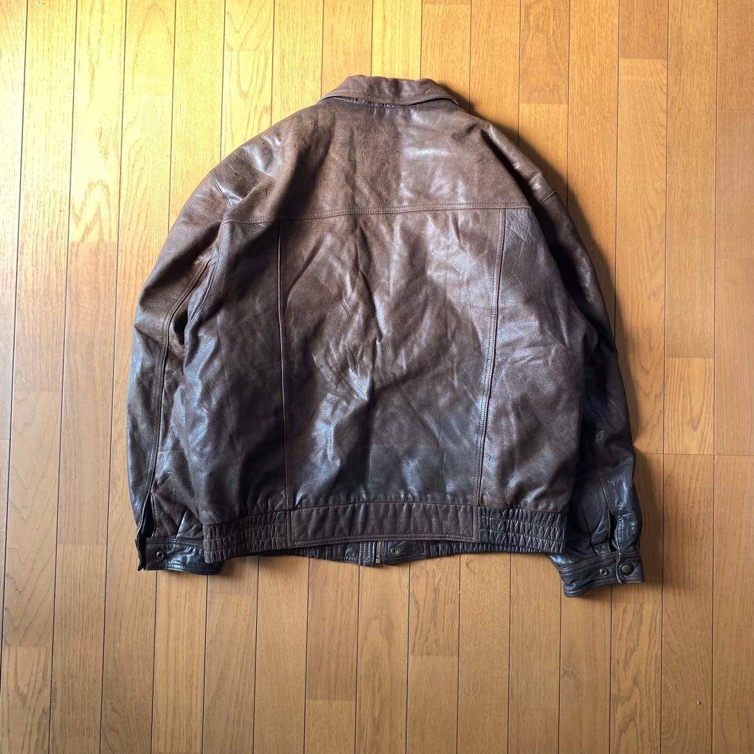 本革 90s レザージャケット G1 A2 フライトジャケット ライダース 短丈