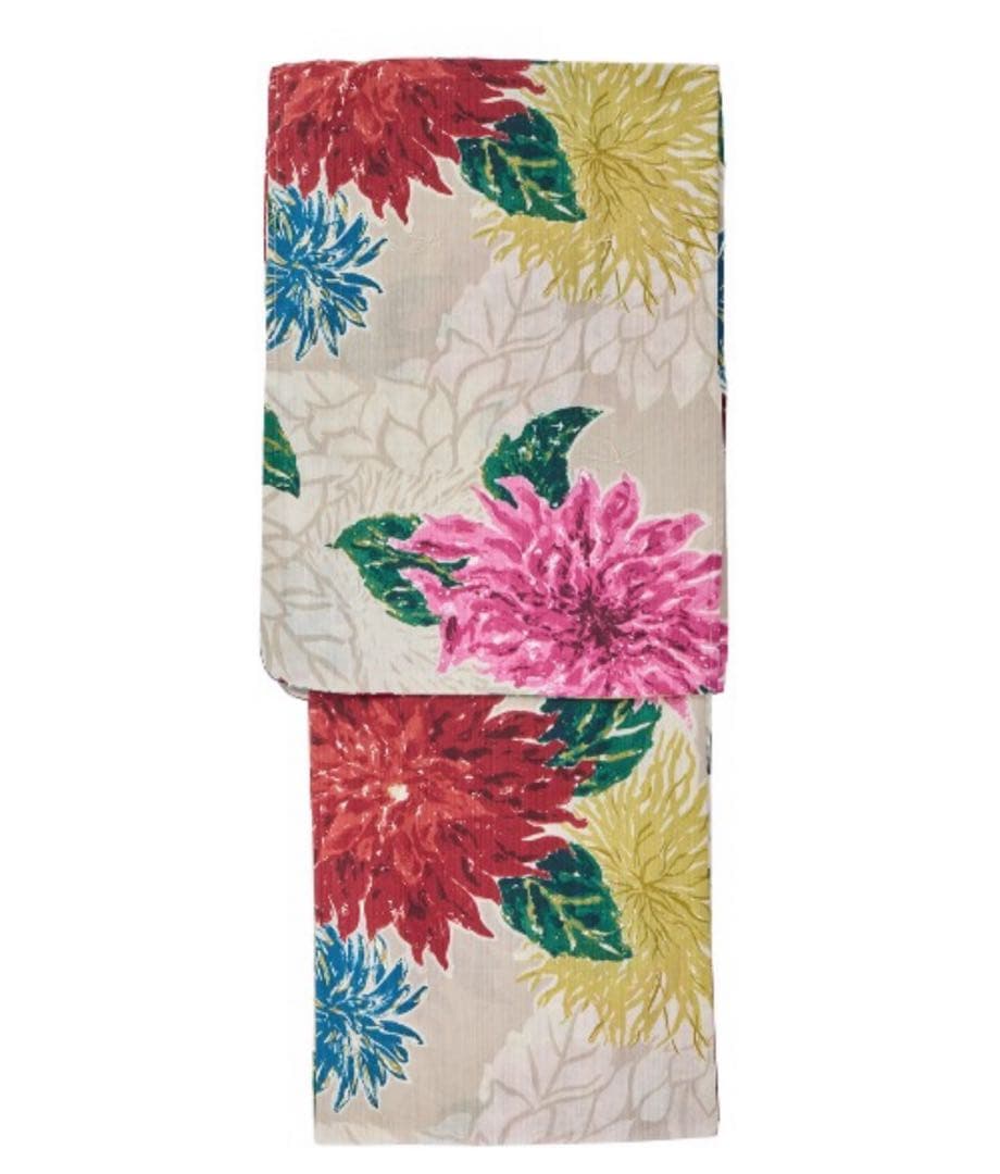 KEITAMARUYAMA ×Ameri BEIGE FLOWER YUKATA