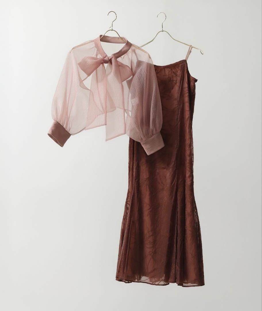 kana ボウタイワンピース　お呼ばれドレス