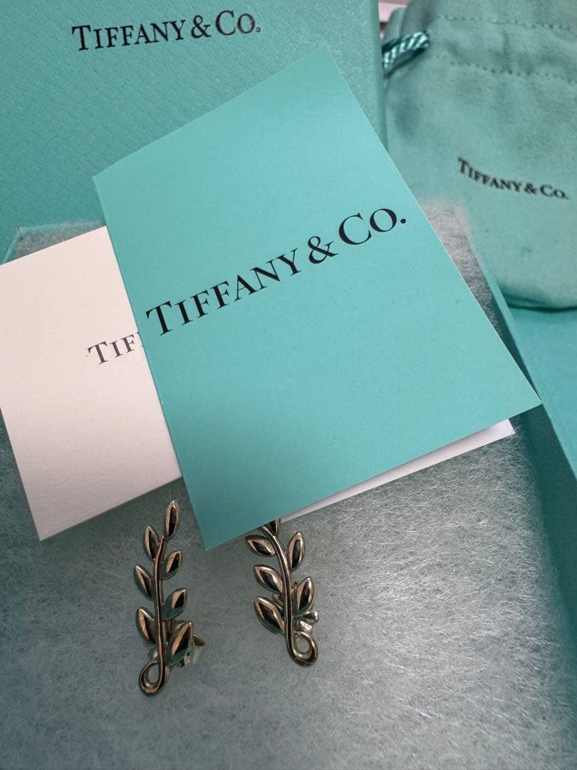 【Tiffany&Co.】パロマピカソ オリーブリーフ クライマー ピアス SV