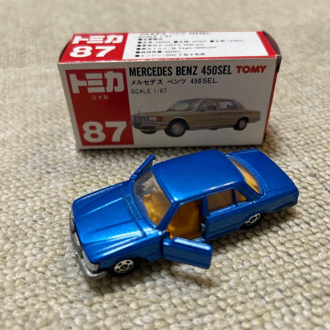 日本製トミカ赤箱 メルセデス・ベンツ 450SEL