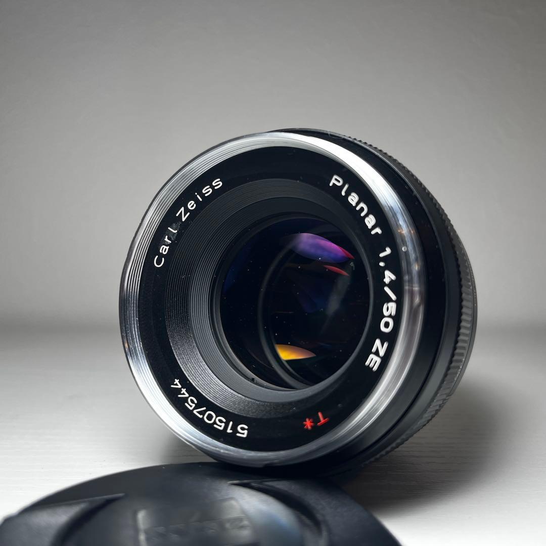 レンズ(単焦点) Carl Zeiss Planar 50mm f1.4 ZE For Canon