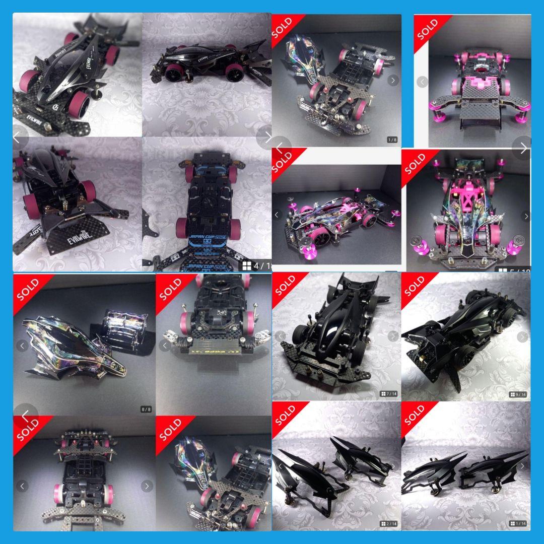 ミニ四駆完成品　オーダー　ミニ四駆パーツ　ギミック　慣らしモーター