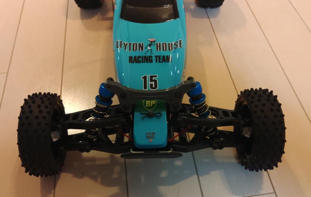 【美品・走行2回】タミヤ DT-03 OPパーツ付き LEYTON HOUSE