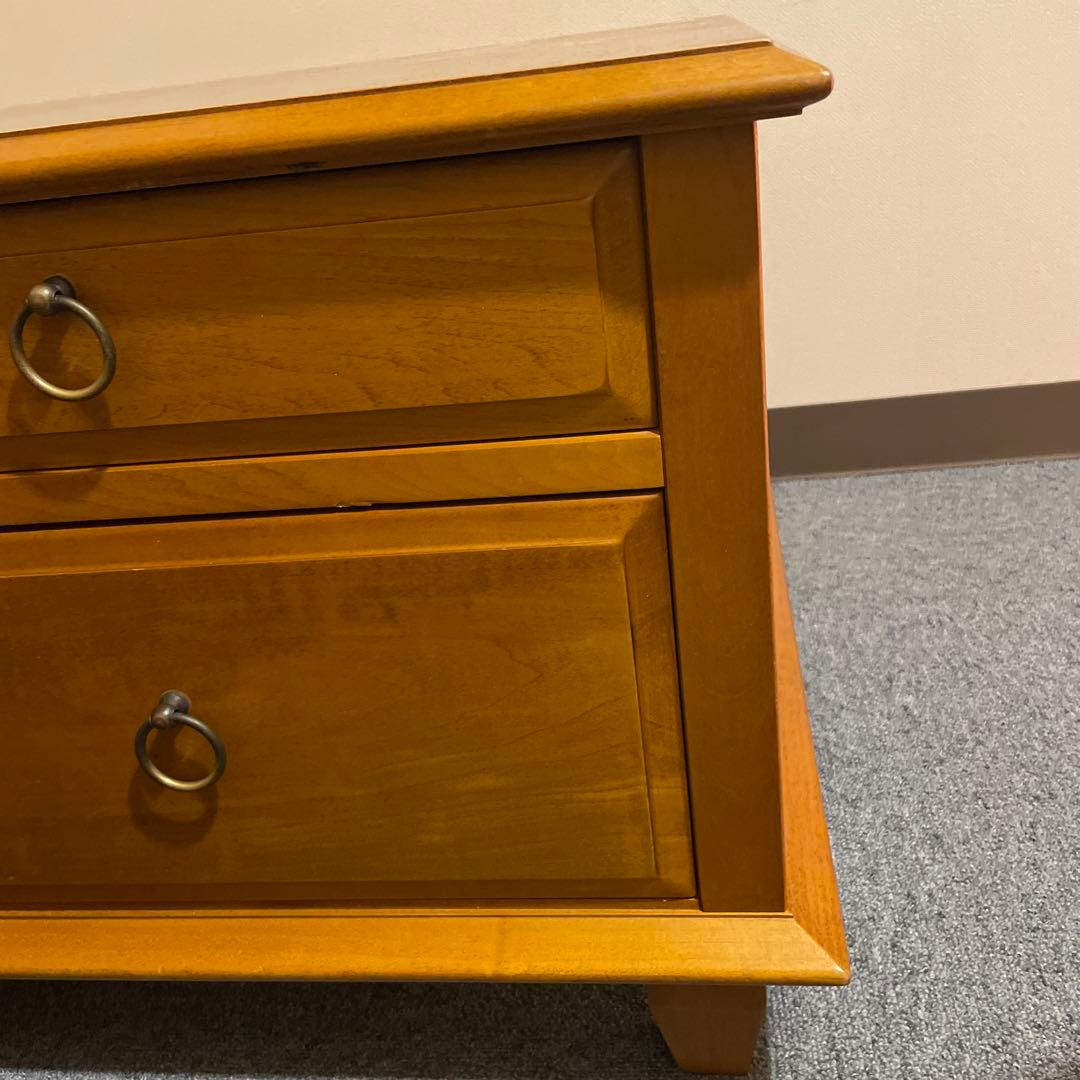 木製 チェスト 引き出し付き