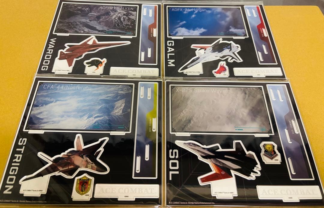 エースコンバット アクスタ キーホルダー ステッカー カード ポストカード