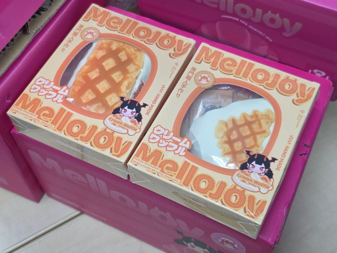 即日発送【未開封】メロジョイ クリームワッフル 三角　四角　セット