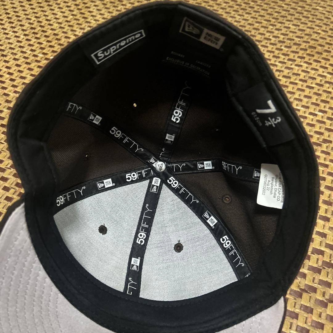 Supreme Sロゴ new era 59fifty 7 3/4 デビル
